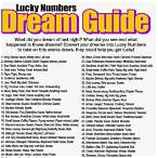 dreams and lottery numbers